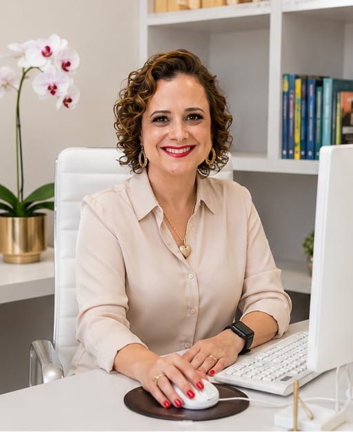 Psicóloga Aline Grazielle em atendimento online